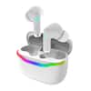 Front. RadioShack - RadioShack Wireless Gaming Earbuds with noise cancellation White 3304453.