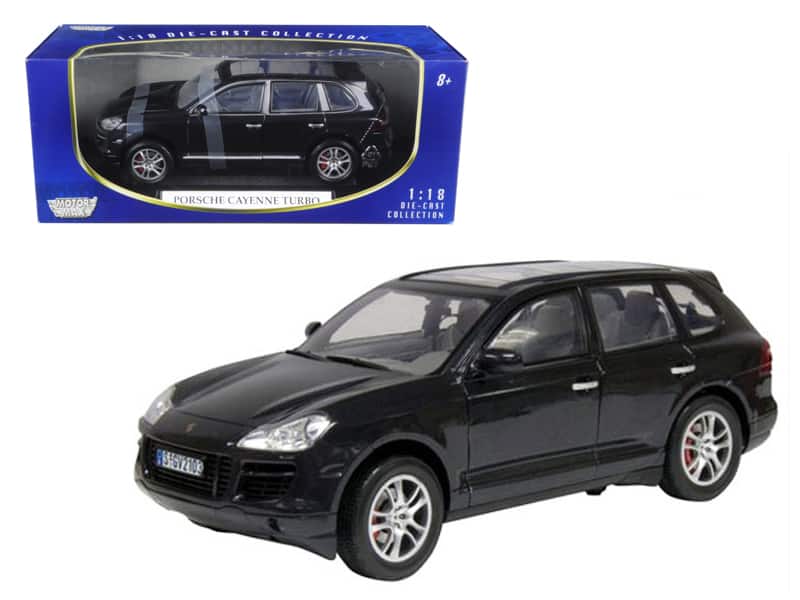 2008 Porsche Cayenne Turbo Metallic Black 1/18 Diecast Model Car by Motormax price history on PriceWatchPro