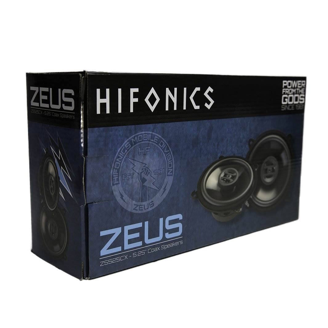 ZEUS  
HIFONICS  
HIFONICS MOBILE HF  
ZEUS 5.25" Coax Speakers  
ZSS25CX - 5.25" Coax Speakers  
POWER FROM THE GODS SINCE 1981