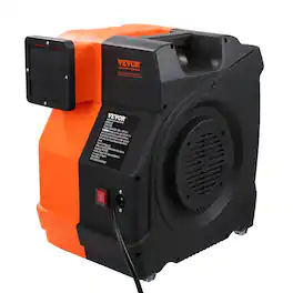 VEVOR - Inflatable Blower, 1500W, 2 & 2.1 HP Bounce House Blower, Pump Commercial Air Blower for Inflatables, 3100 RPM Bouncy - Orange;Black