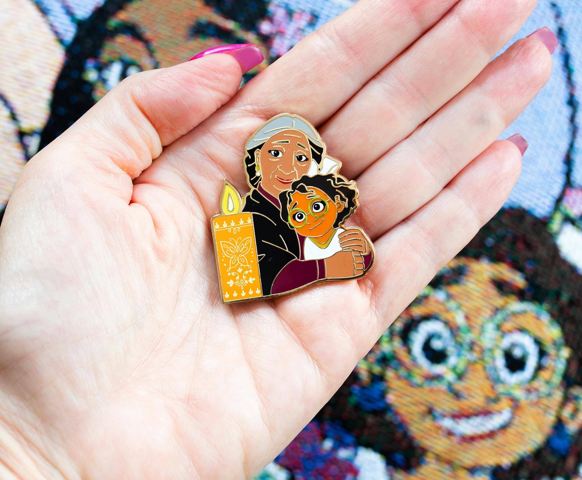 Alt View 10. Disney - Disney Encanto Abuela & Mirabel Limited Edition Enamel Pin | SDCC 2022 Exclusive - Blue.