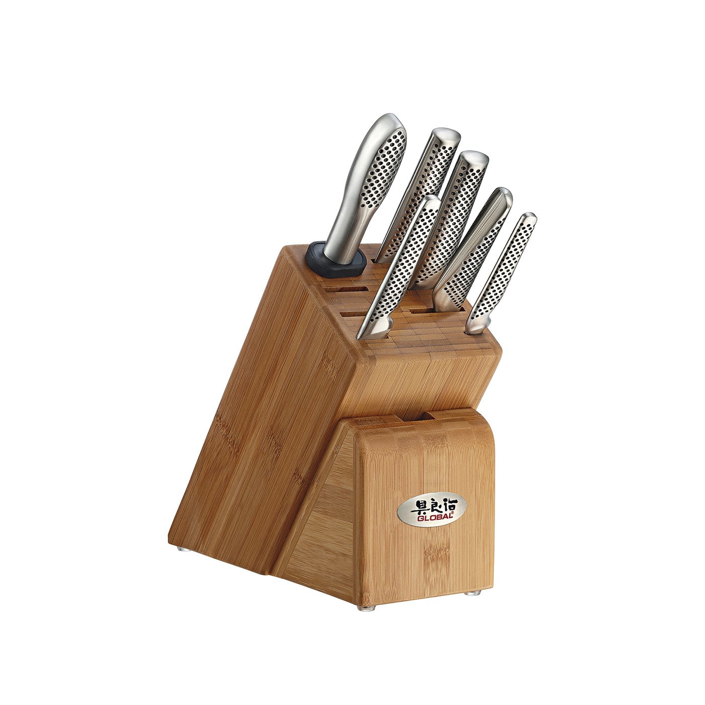 Global - 7 Piece Takashi Knife Block Set - Silver price history on PriceWatchPro