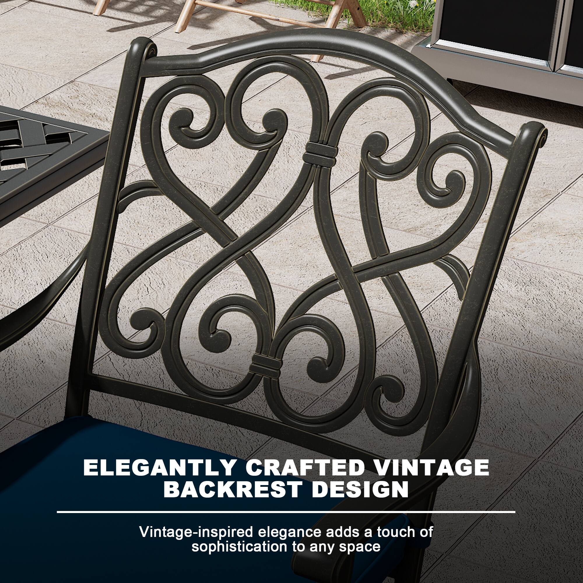 ELEGANTLY CRAFTED VINTAGE BACKREST DESIGN

Vintage-inspired elegance adds a touch of sophistication to any space