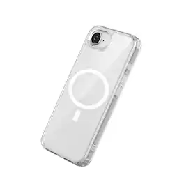 Qixxronics - Magnetic Phone Cover for iPhone 16e / 17e, Shockproof Magnetic Case Compatible with iPhone 16e / 17e - Clear
