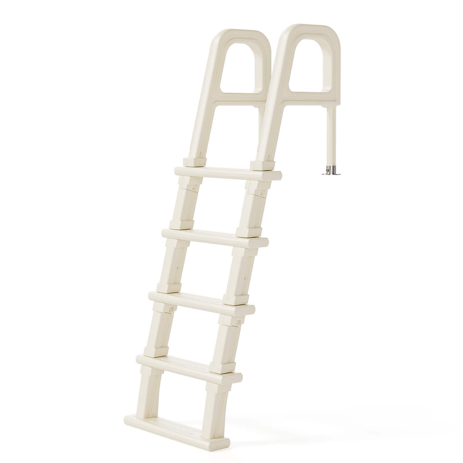 Winado - 47-54in Pool Ladder 5-Step Pool Stairs with Double Handrails for Inground Pools, Pool Steps, Above Ground Swimming Pools