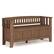 Angle. Simpli Home - Acadian SOLID WOOD 48 inch Wide Transitional Entryway Storage Bench in Rustic Natural Aged Brown - Rustic Natural Aged Brown.
