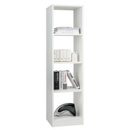Ecooso - 5-Tier Narrow Bookshelf with 4 Cubes and 4 Anti-Tipping Safety Kits - White