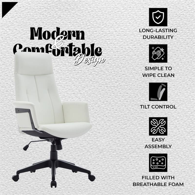Modern Comfortable & Design

- LONG-LASTING DURABILITY
- SIMPLE TO WIPE CLEAN
- TILT CONTROL
- EASY ASSEMBLY
- FILLED WITH BREATHABLE FOAM