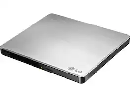 LG - Ultra Slim External DVDRW With Mac & Surface Compatible Model GP60NS50