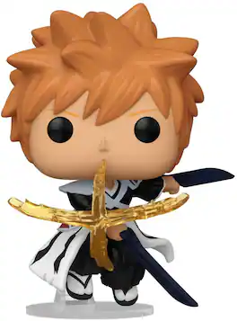 Funko - POP! Anime: Bleach: Thousand-Year Blood War -Ichigo Kurosaki with Dual Zangetsu Swords - COLLECTIBLES - Multicolor