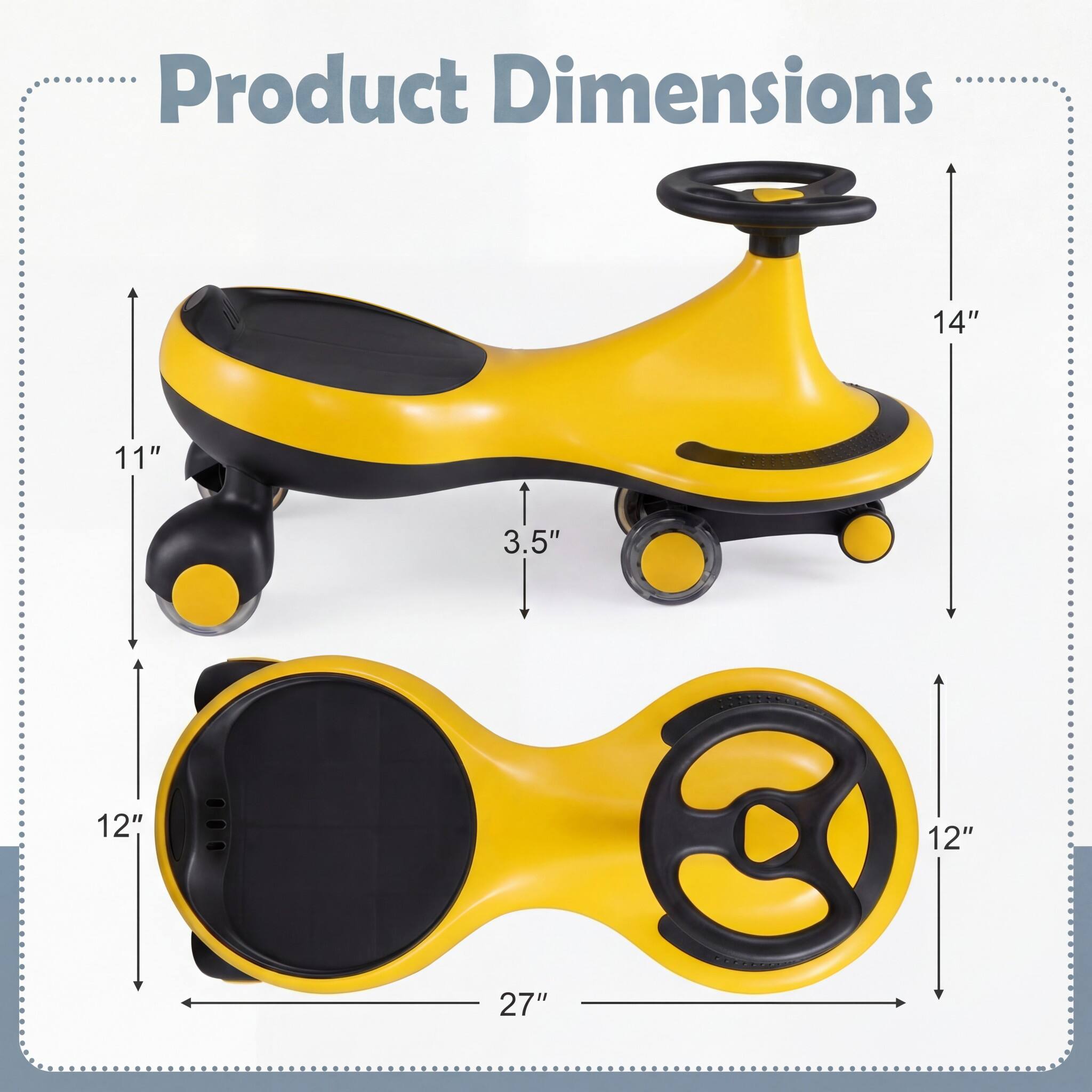 Product Dimensions: 14" x 11" x 3.5" x 12" x 27" x 3"