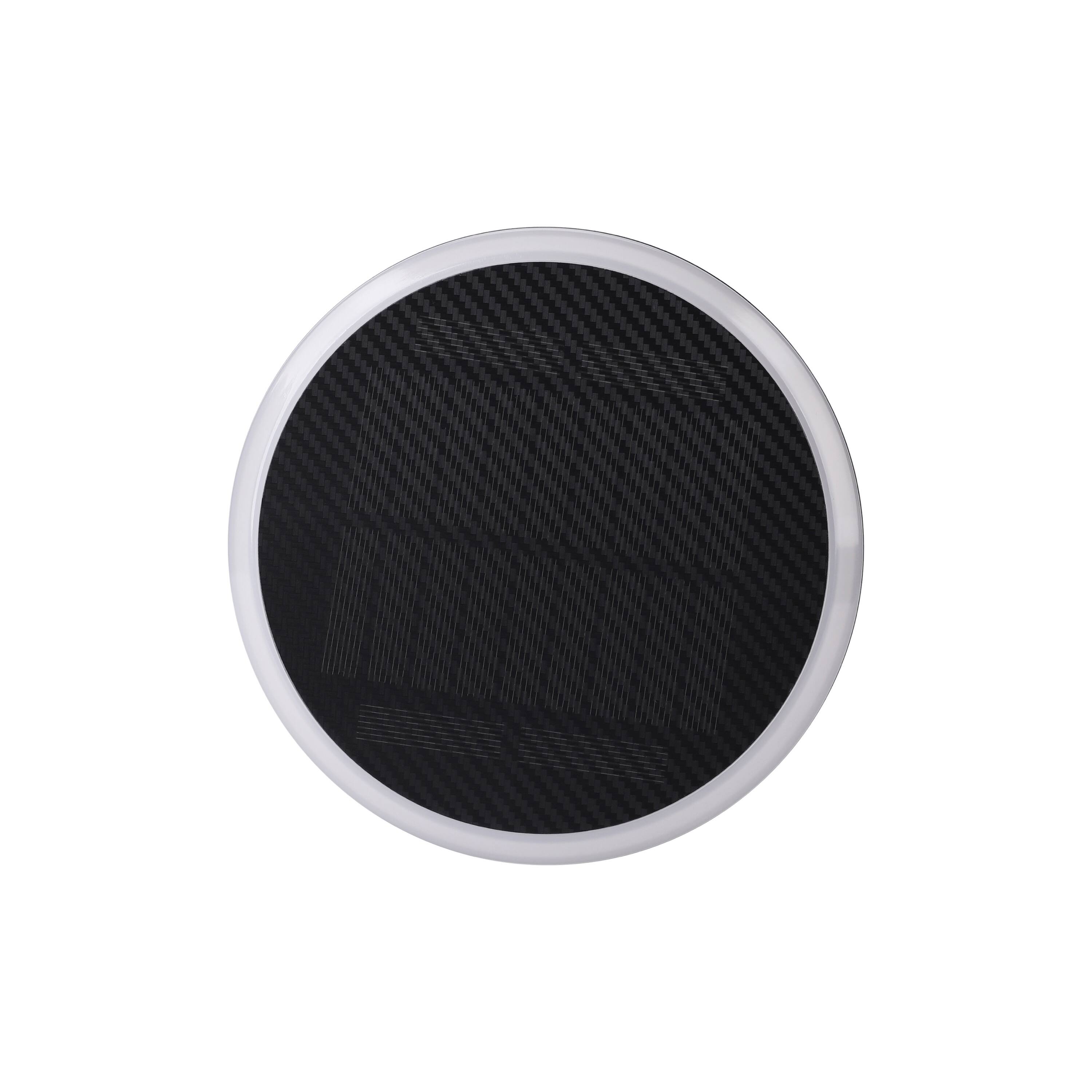 Alt View 6. Techko - Outdoor Solar Aluminum Round Pathway Light with Motion Detection.