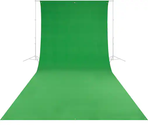 Front. Westcott - Westcott 9 x 20-Feet Wrinkle-Resistant Polyester Background (ChromaKey Green).