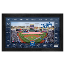 Highland Mint - Kansas City Royals Framed 12" x 20" 2025 Signature Field Photograph - Facsimile Signatures - Limited Edition of 5,000 - Multicolor