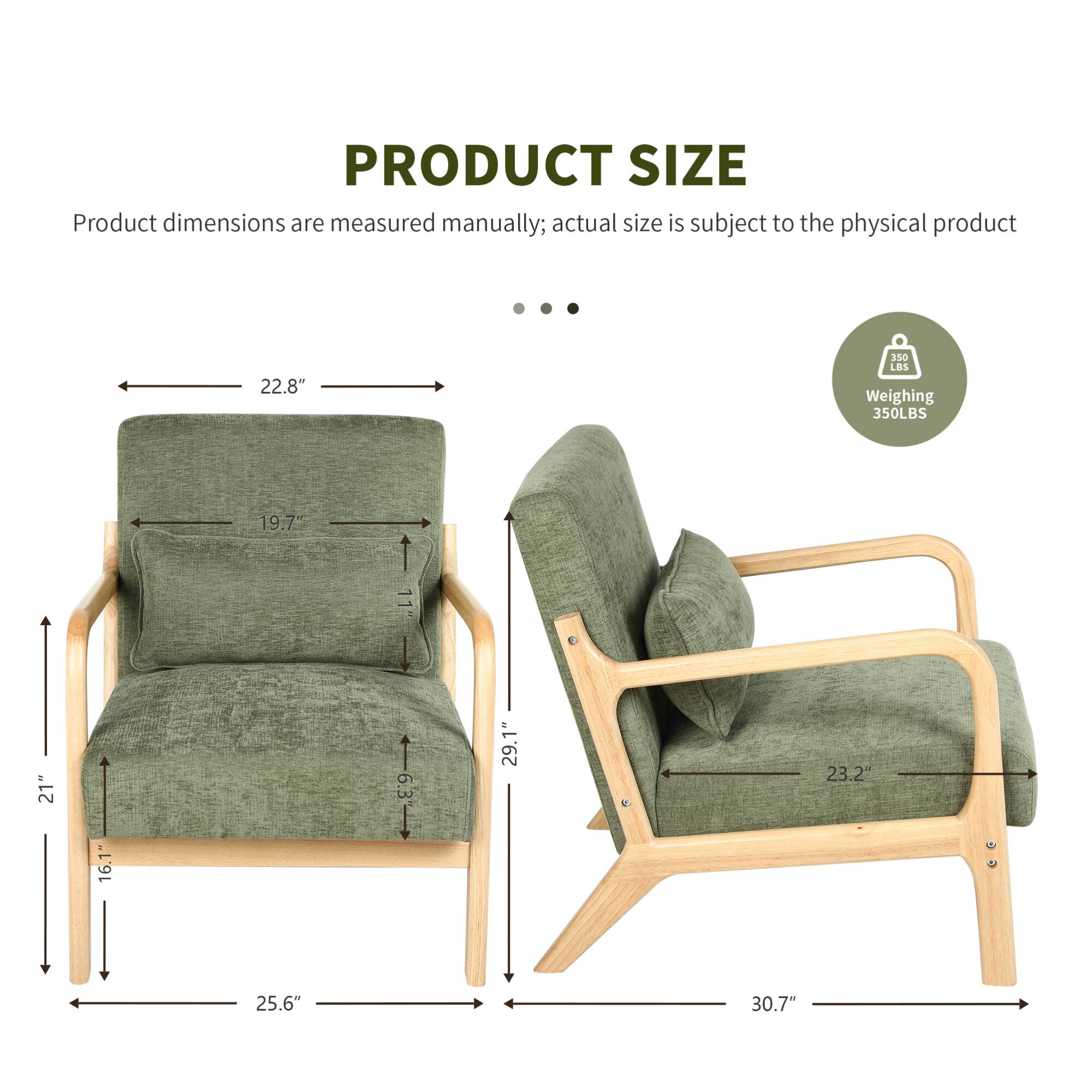 PRODUCT SIZE  
Product dimensions are measured manually; actual size is subject to the physical product  

- 22.8"  
- 19.7"  
- 21"  
- 6.3"  
- 29.1"  
- 23.2"  
- 16.1"  
- 25.6"  
- 30.7"  

Weighing 350LBS