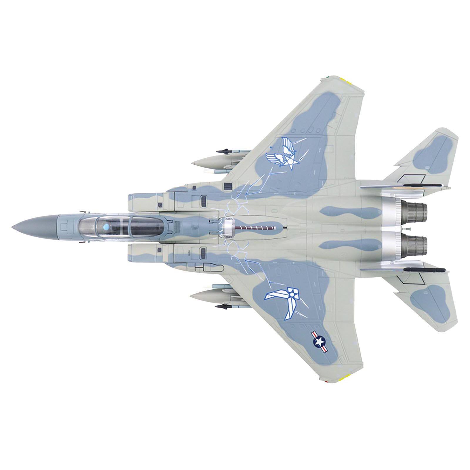Alt View 3. Hobby Master - McDonnell Douglas F-15C Eagle Fighter Aircraft "Florida ANG 75th" 2022 US Air Force 1/72 Diecast Model by Hobby Master.