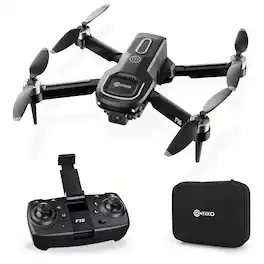 Contixo - F16 Ziro Stunt Drone 1080P HD Camera, FPV, Foldable, 16-Min Flight, Brushless Motor, Follow Me - Black