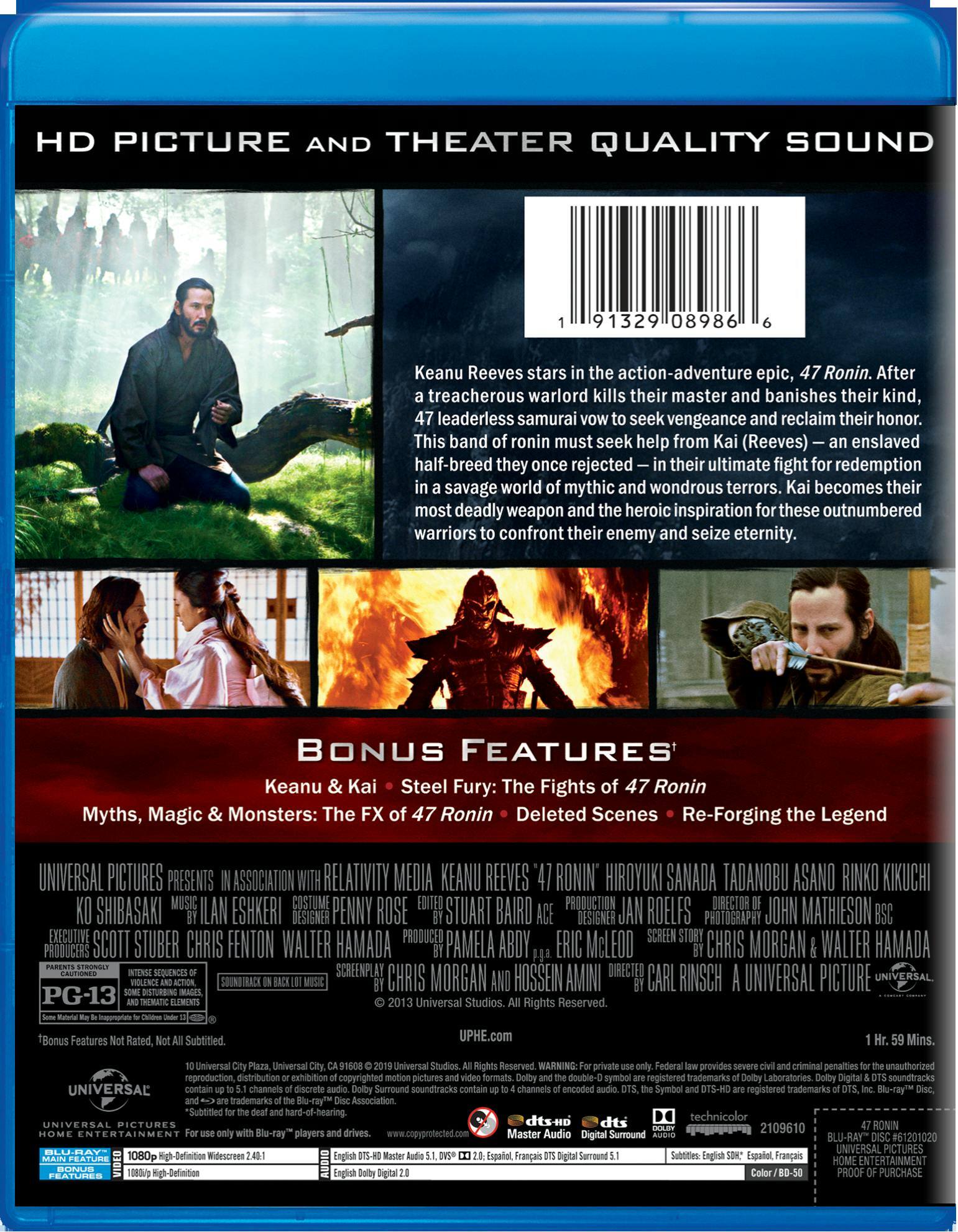 Angle. 47 Ronin (2019) [Blu-ray].