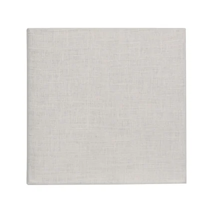 Front. ATS Acoustics - Sound Absorbing Acoustic Panel 24" x 24" x 2" Beveled Edge - Ivory.