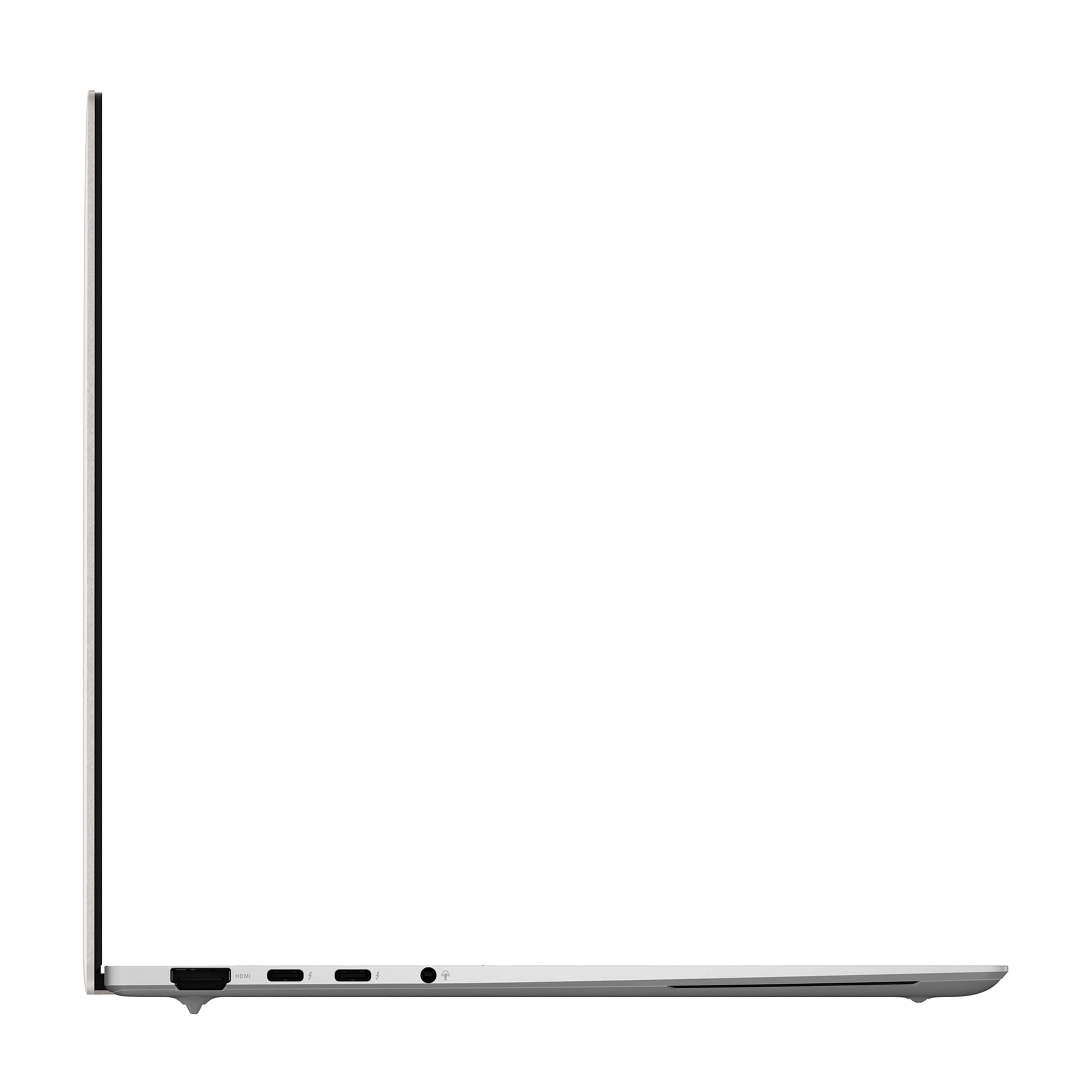 Alt View 4. ASUS - Zenbook S 14 14" 3K OLED Touch Laptop - Copilot+ PC - Intel Core Ultra 7 Series 2 with 32GB Memory - 1TB SSD - Scandinavian White.