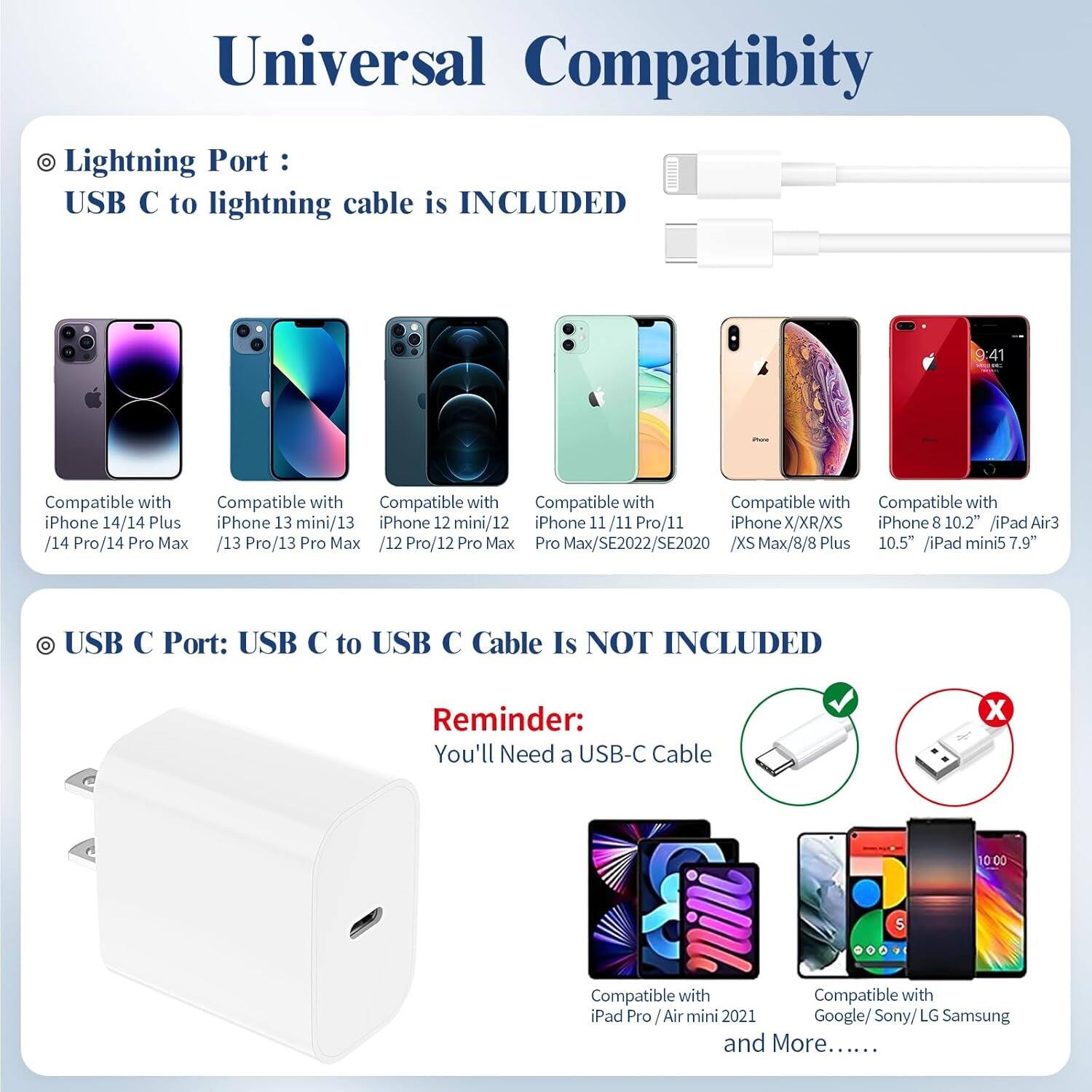 Quntis Set Di 3 Cavi Di Ricarica Per IPhone 2 M, MFI CERTIFICATO