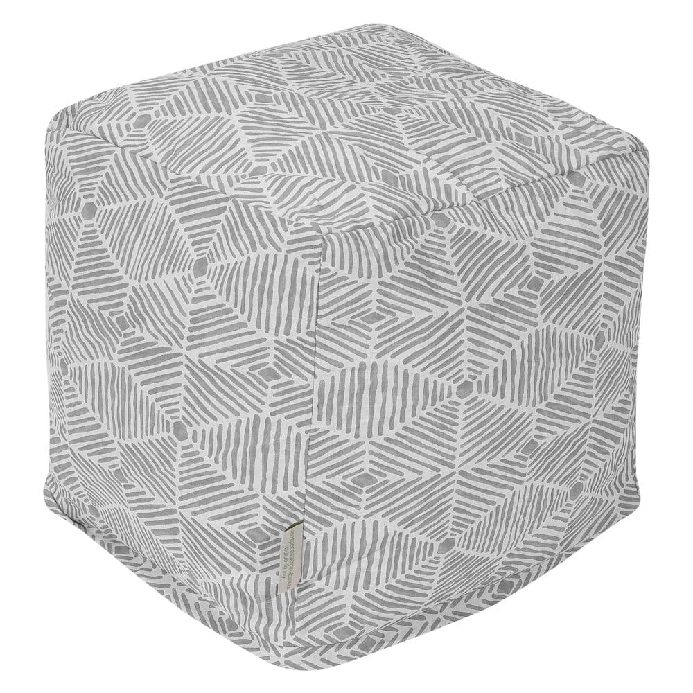 Photos - Pouffe / Bench Cube Majestic Home - Pouf Charlie - Gray 85907236061