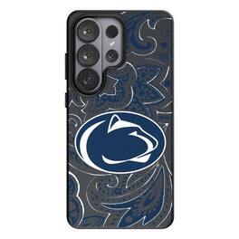 Keyscaper - NCAA - Penn State Nittany Lions Paisley Galaxy Magnetic Bump Case - S24 - Black