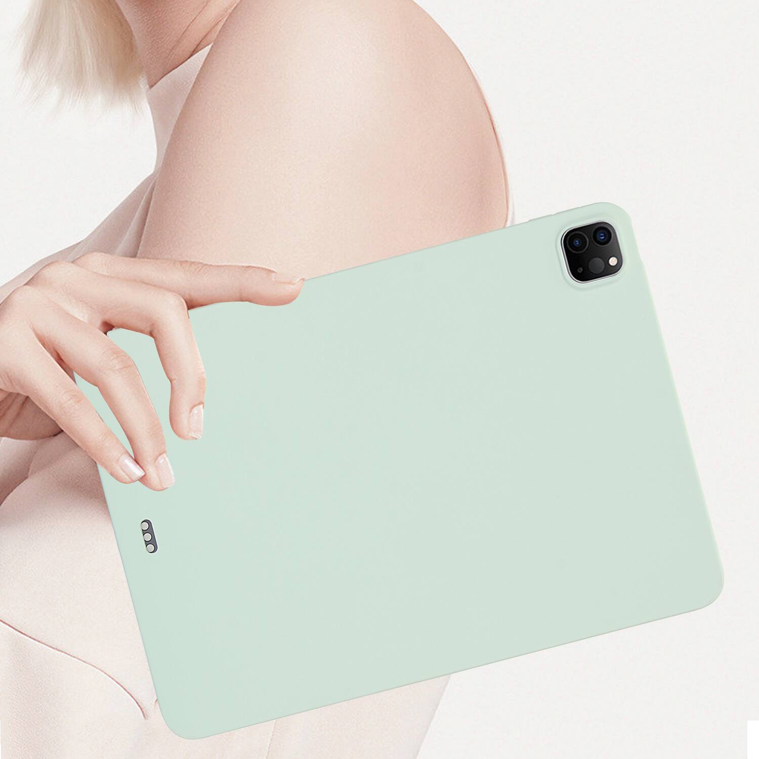 Alt View 2. Dteck - Case For Apple iPad Pro 11'' (M5) 2025/(M4) 2024 Slim Lightweight Soft TPU Skin-Friendly Anti-Scratch Protective Cover - Mint.