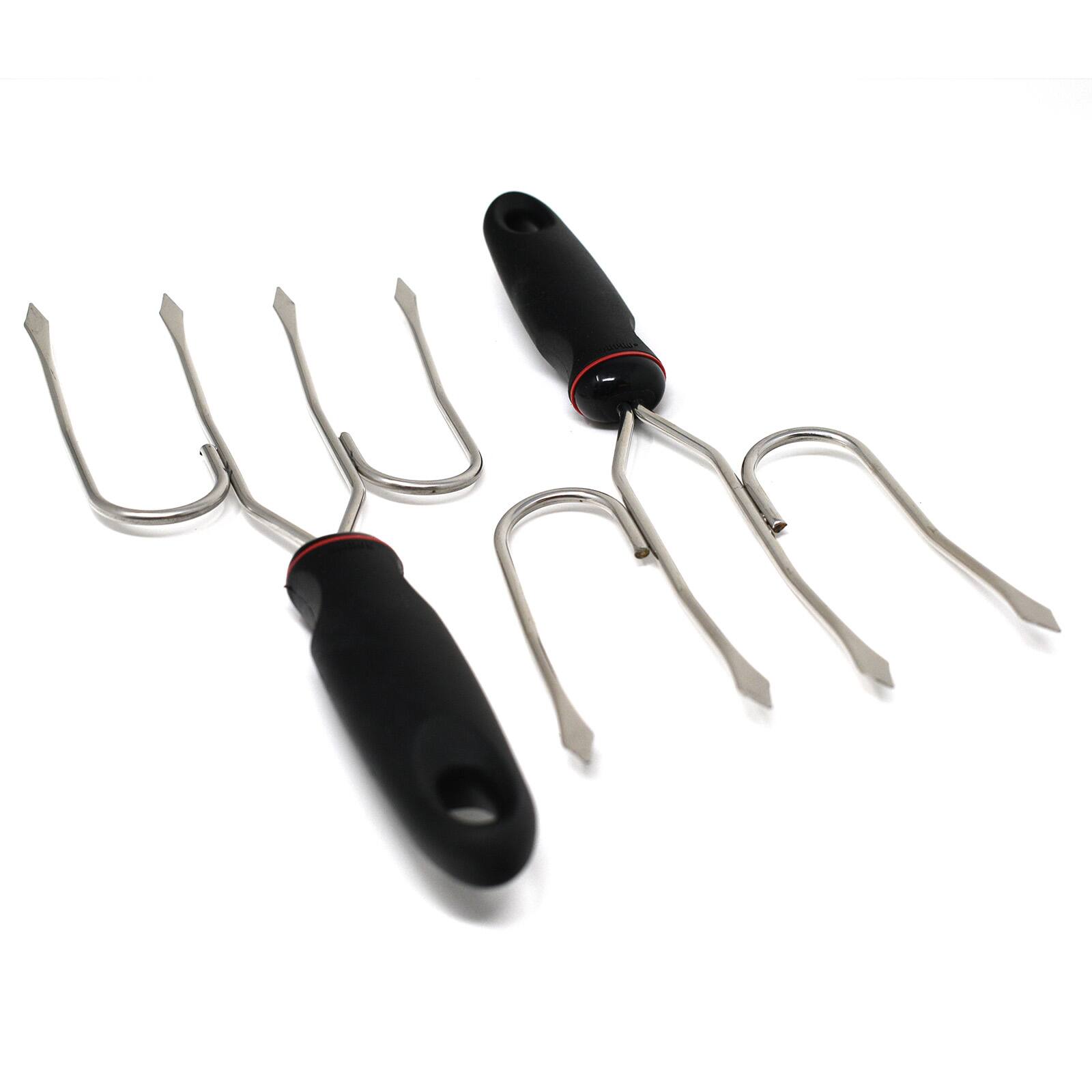 Alt View 2. Norpro - Turkey and Poultry Lifters, Set of 2, Stainless Steel - Black.