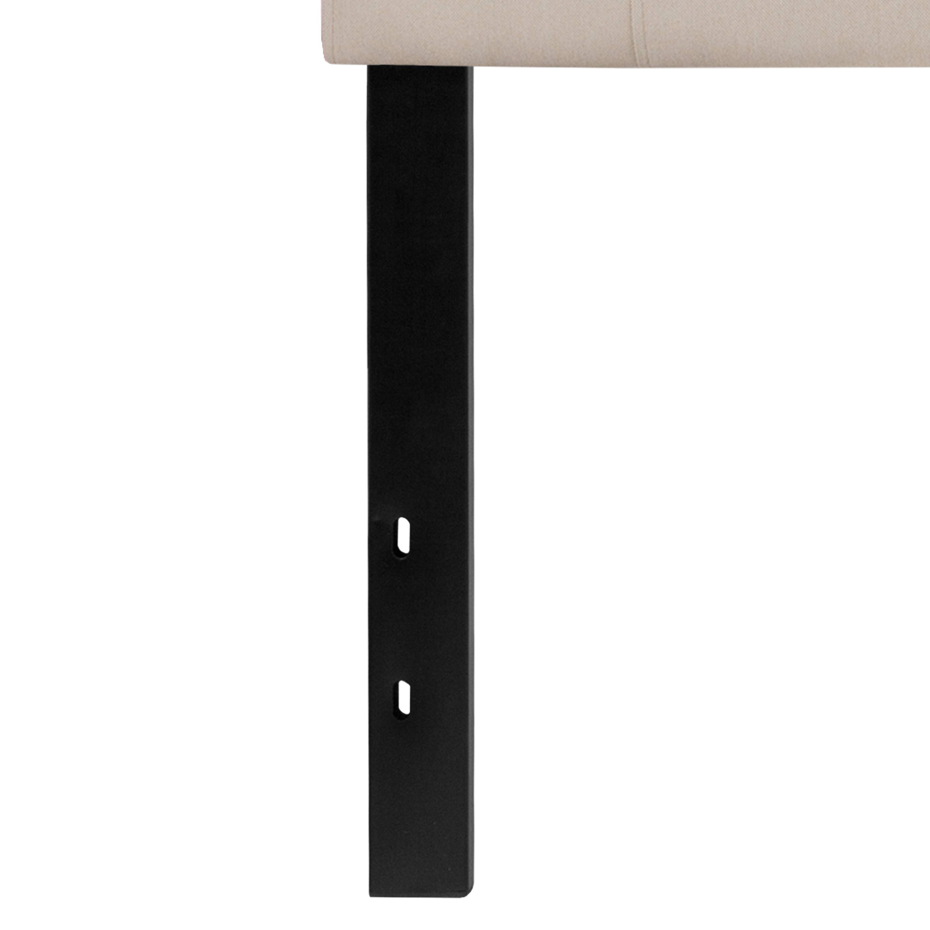 Alt View 7. Emma + Oliver - Quilted Tufted Upholstered Headboard - Beige.