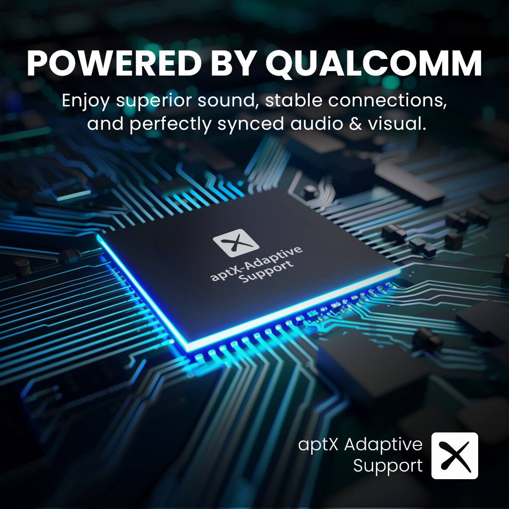 Left. Avantree - HT41866-Q - Wireless Earbuds for TV Listening (Set of 2), 20H Neckband Headphones with Bluetooth Transmitter.