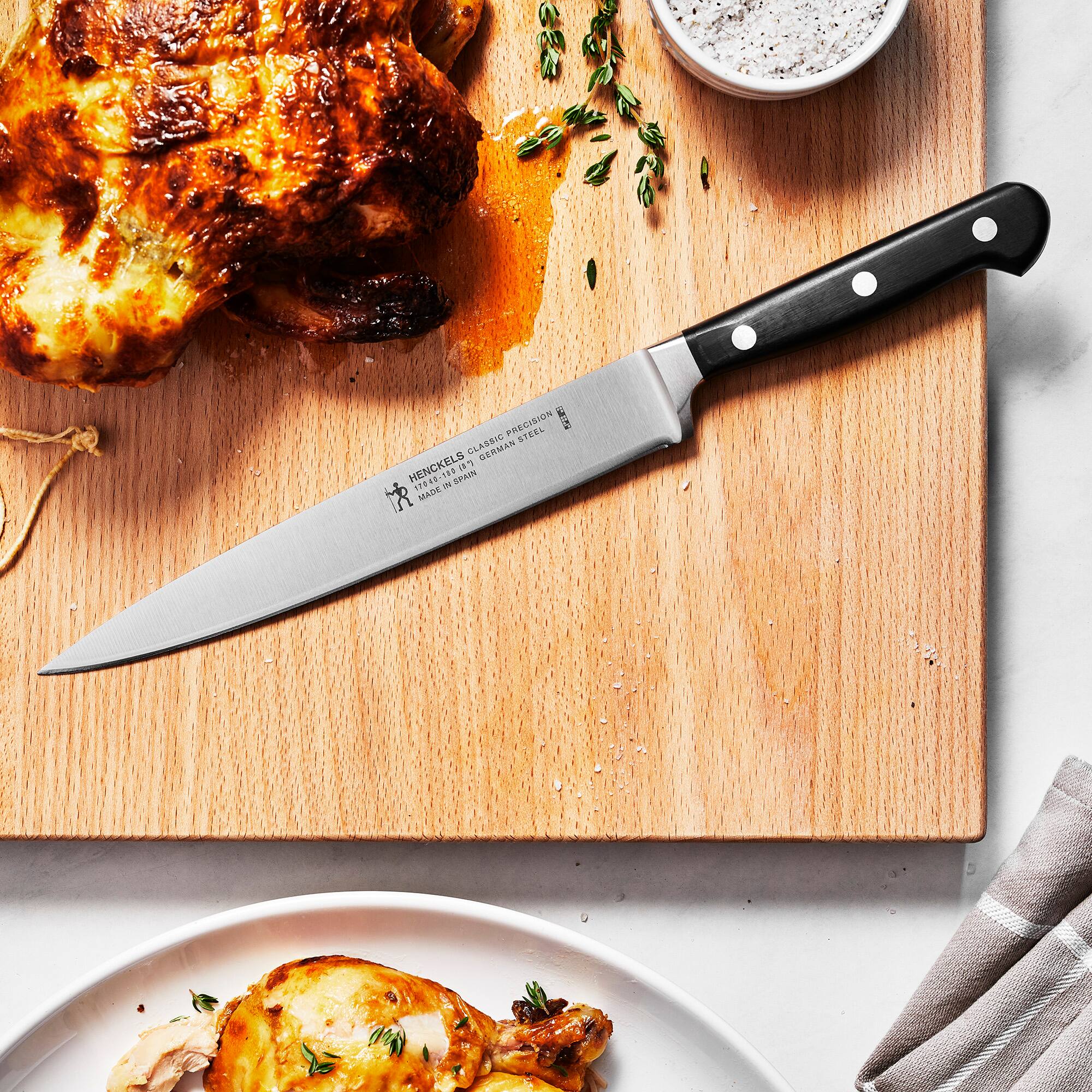 Henckels - Classic Precision 8-inch Carving Knife - Stainless Steel - Thumbnail 3