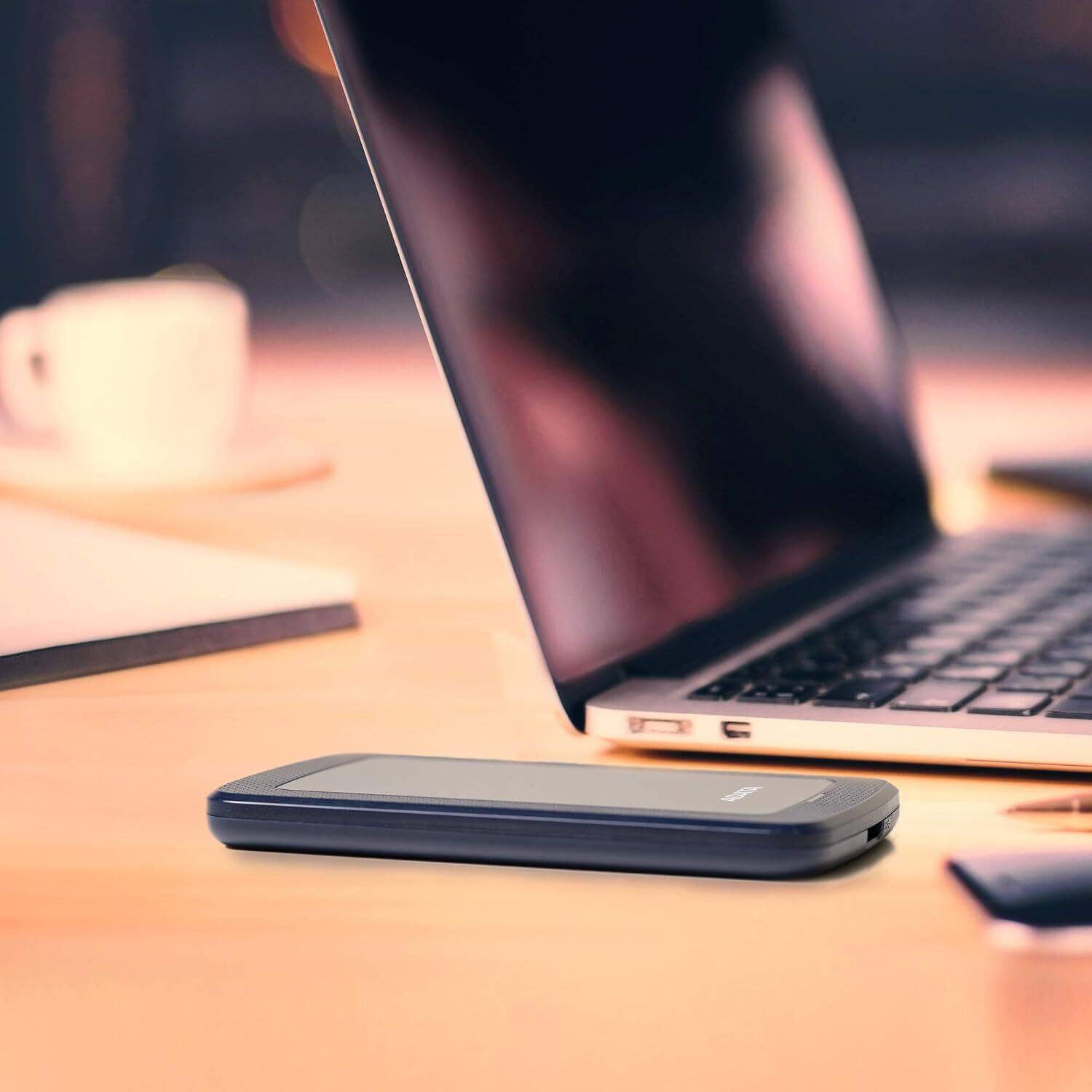 Left. ADATA - ADATA HV300 2.5 External Portable HDD 2TB USB 3.2 Colorbox Hard Disk Drive Black - Black.