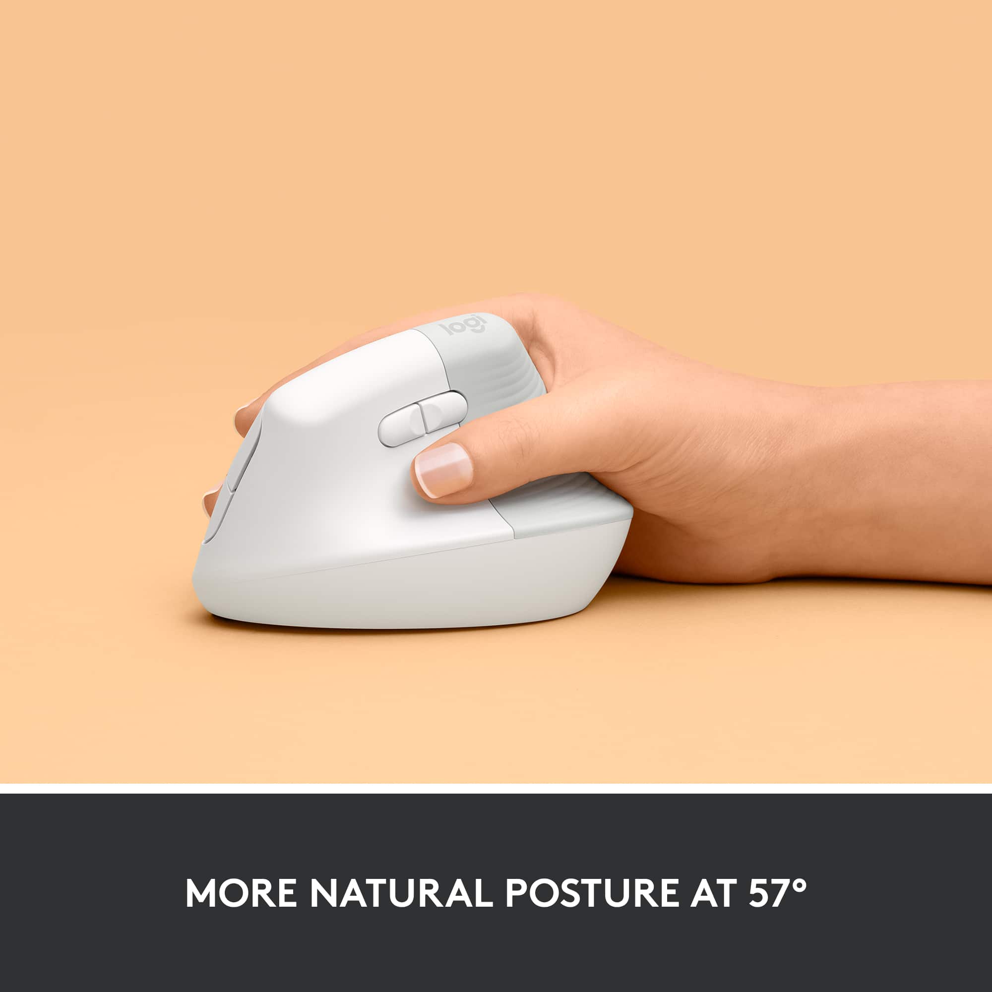 MORE NATURAL POSTURE AT 57°