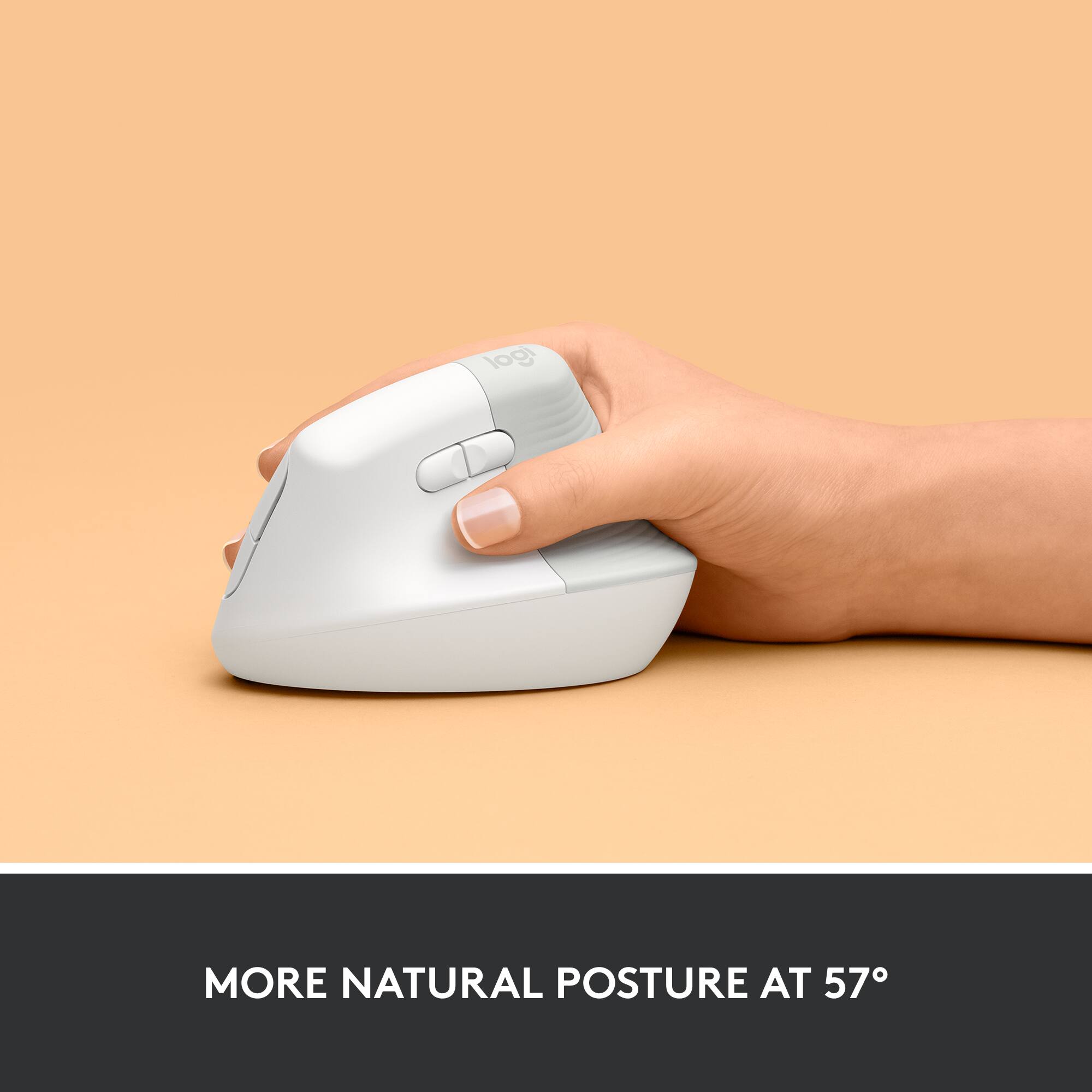 MORE NATURAL POSTURE AT 57°