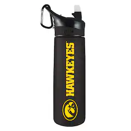 The Fanatic Group - Iowa Hawkeyes 24oz. Tritan Plastic Sport Bottle - Black