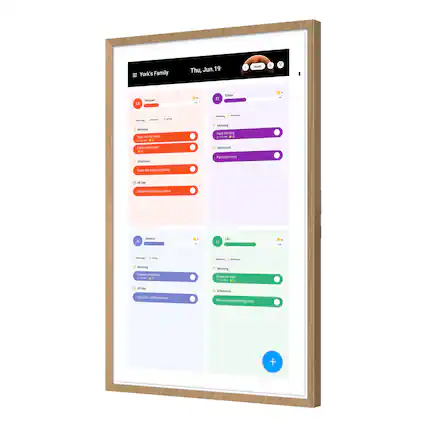 York's Family
Thu, Jun. 19
**Michael**
- Morning
- Take out the trash
- Water the plants
- Clean the kitchen
- Afternoon
- Water the backyard plants
- All Day
- Clean the kitchen counters
**Ethan**
- Morning
- Feed the dog
- Afternoon
- Paint the room
**Jessica**
- Morning
- Prepare breakfast
- All Day
- Help kids with homework
**Lily**
- Morning
- Make her bed
- Afternoon
- Wipe down the dining table