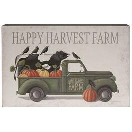 BreeBe - *Happy Harvest Farm Truck Box Sign - Multi