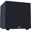 Front. ELAC - ELAC Debut 3.0 - DS103-BK 10" 200W Powered Subwoofer with Custom Driver and Class D Amplifier for Home Theaters - Black.