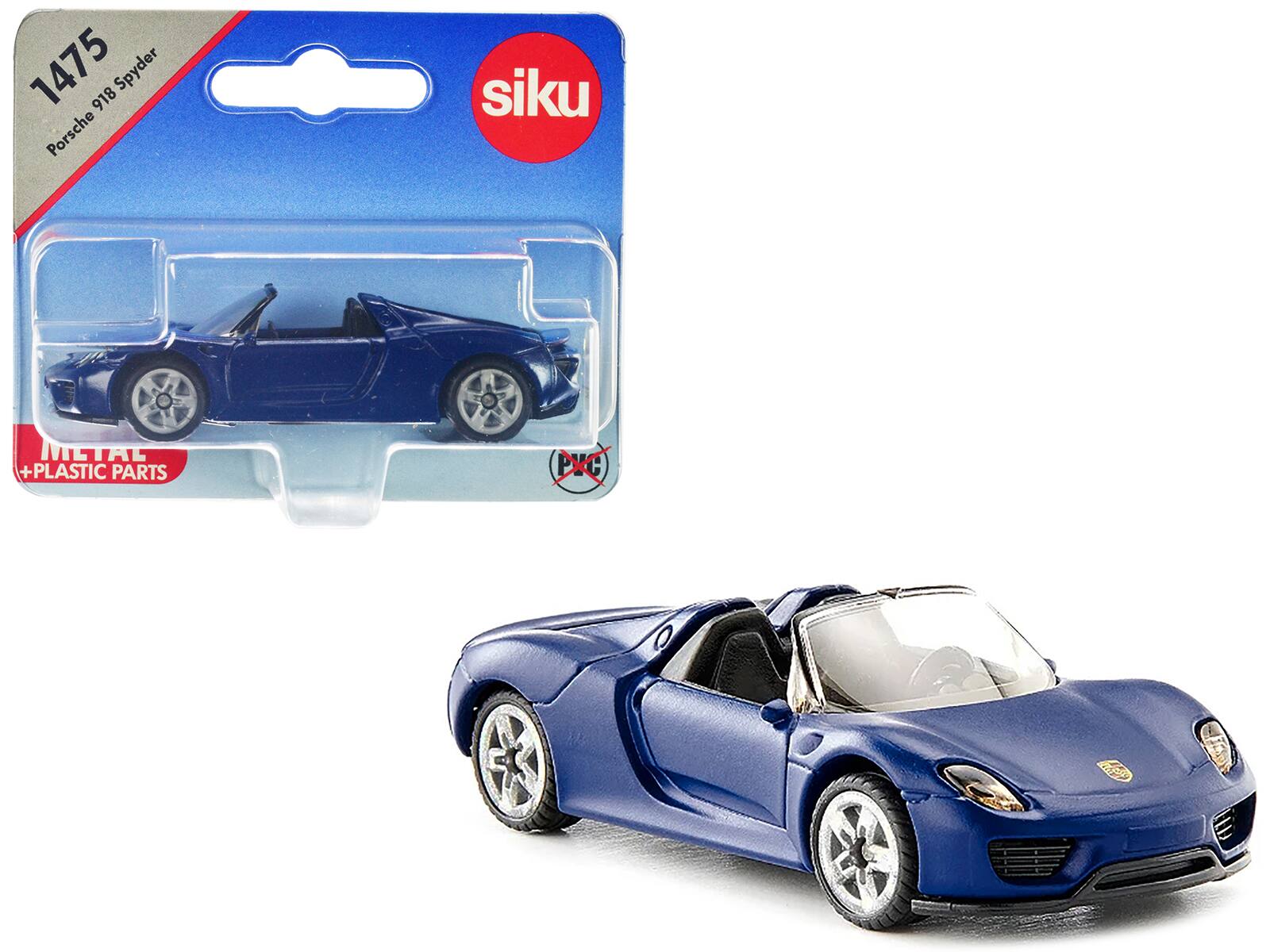 1475  
Porsche 918 Spyder  
siku  
METAL + PLASTIC PARTS