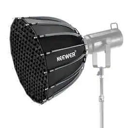 Neewer - 22" Parabolic Softbox inkl. Diffusor und Wabengitter, Schnellwechsel, Bowens Mount, NS55P