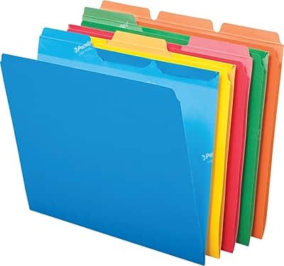 Pendaflex - Ready-Tab Recycled File Folder, 1/3-Cut Tab, Assorted, Letter Size, 50/Box (42338) - Multicolor price history on PriceWatchPro