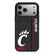 Front. Keyscaper - Cincinnati Bearcats iPhone Magnetic Bump Case - 16 Pro Max - Black.