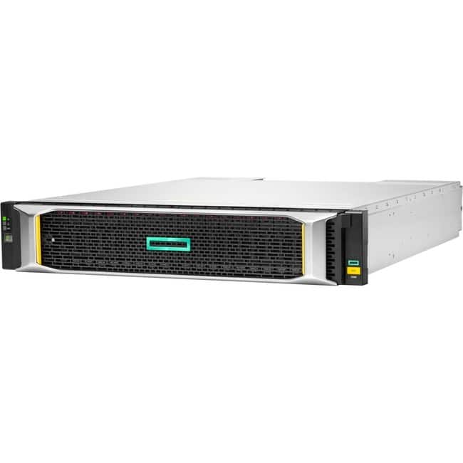 HP - HPE MSA 2060 10GbE iSCSI SFF Storage - 24 x HDD Supported - 0 x HDD Installed - 24 x SSD Supported - 0 x SSD Installed - Black