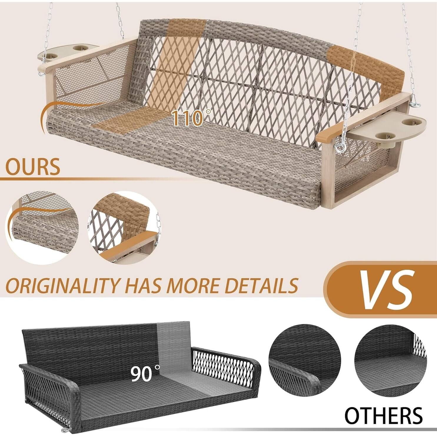 110° OURS  
ORIGINALITY HAS MORE DETAILS  
VS  
90° OTHERS