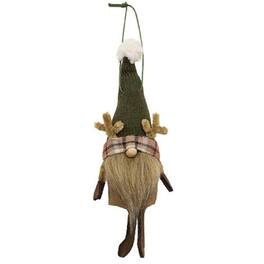 BreeBe - * Reindeer Gnome Felted Ornament - Green