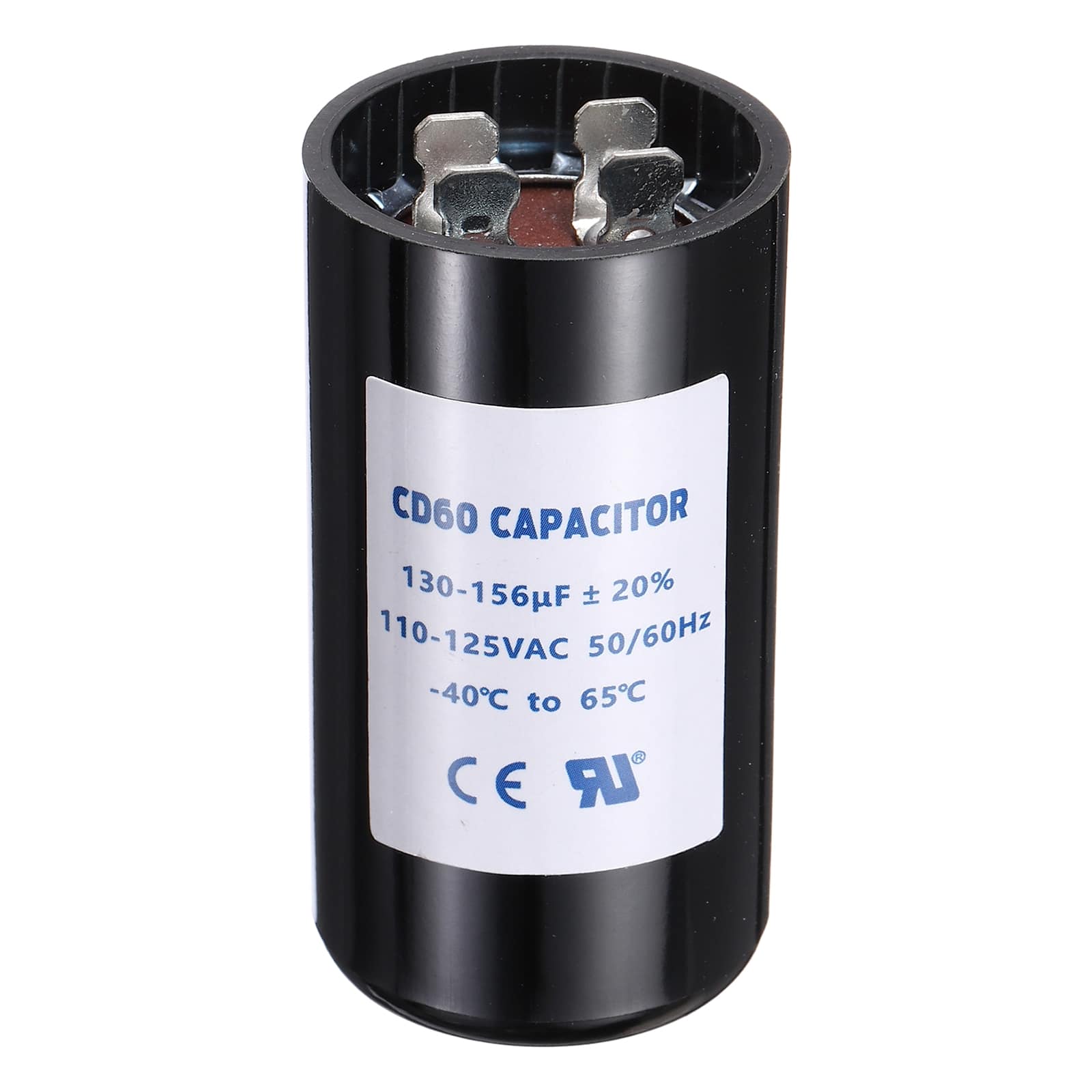 Unique Bargains - CD60 Capacitor 130-156 Mfd, 110-125 VAC Run Motor Start Capacitor 50/60Hz for Fan/Well Pump