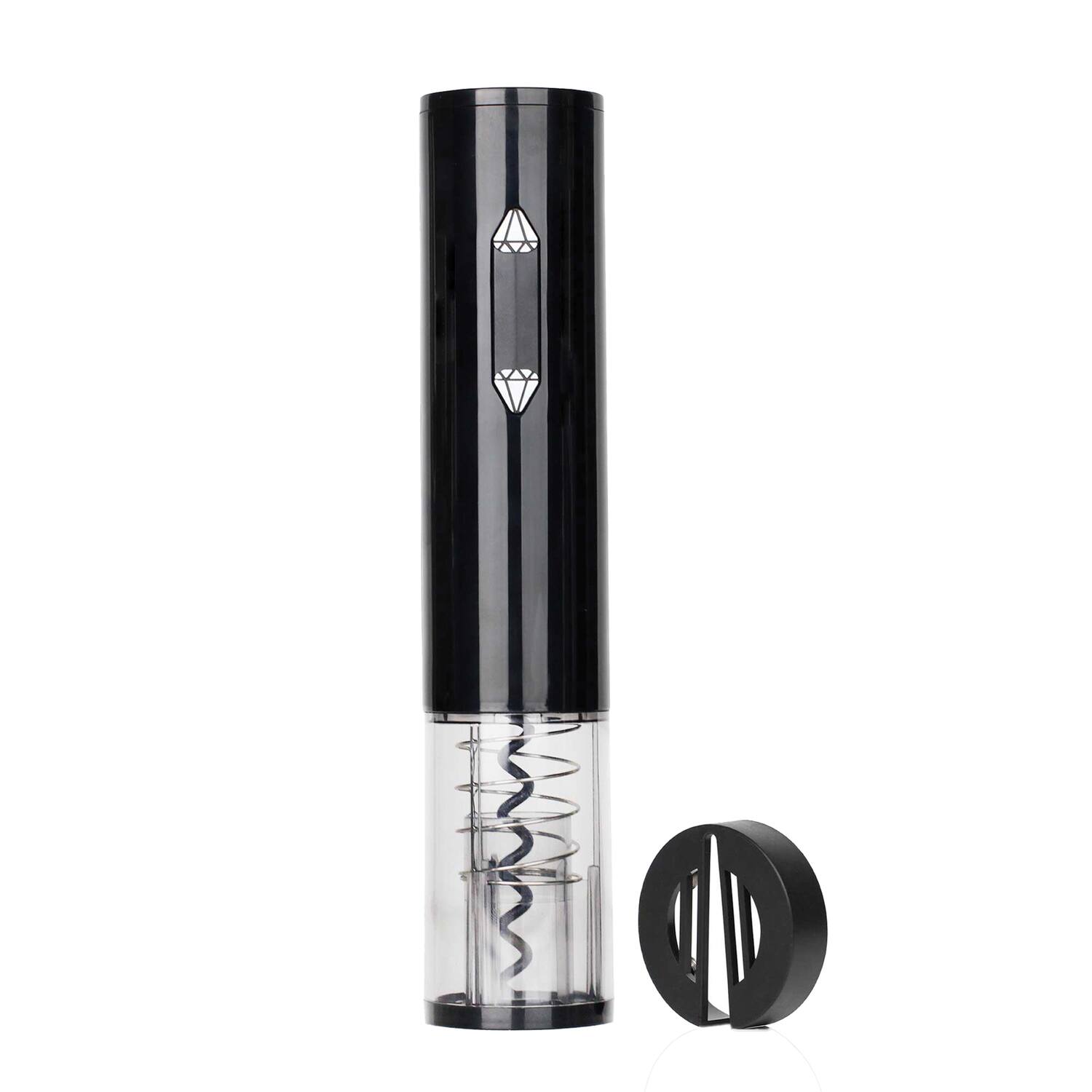 Alt View 4. Brentwood - Brentwood Wa-2004bk Portable Wine Bottle Opener With Foil Cutter - black.