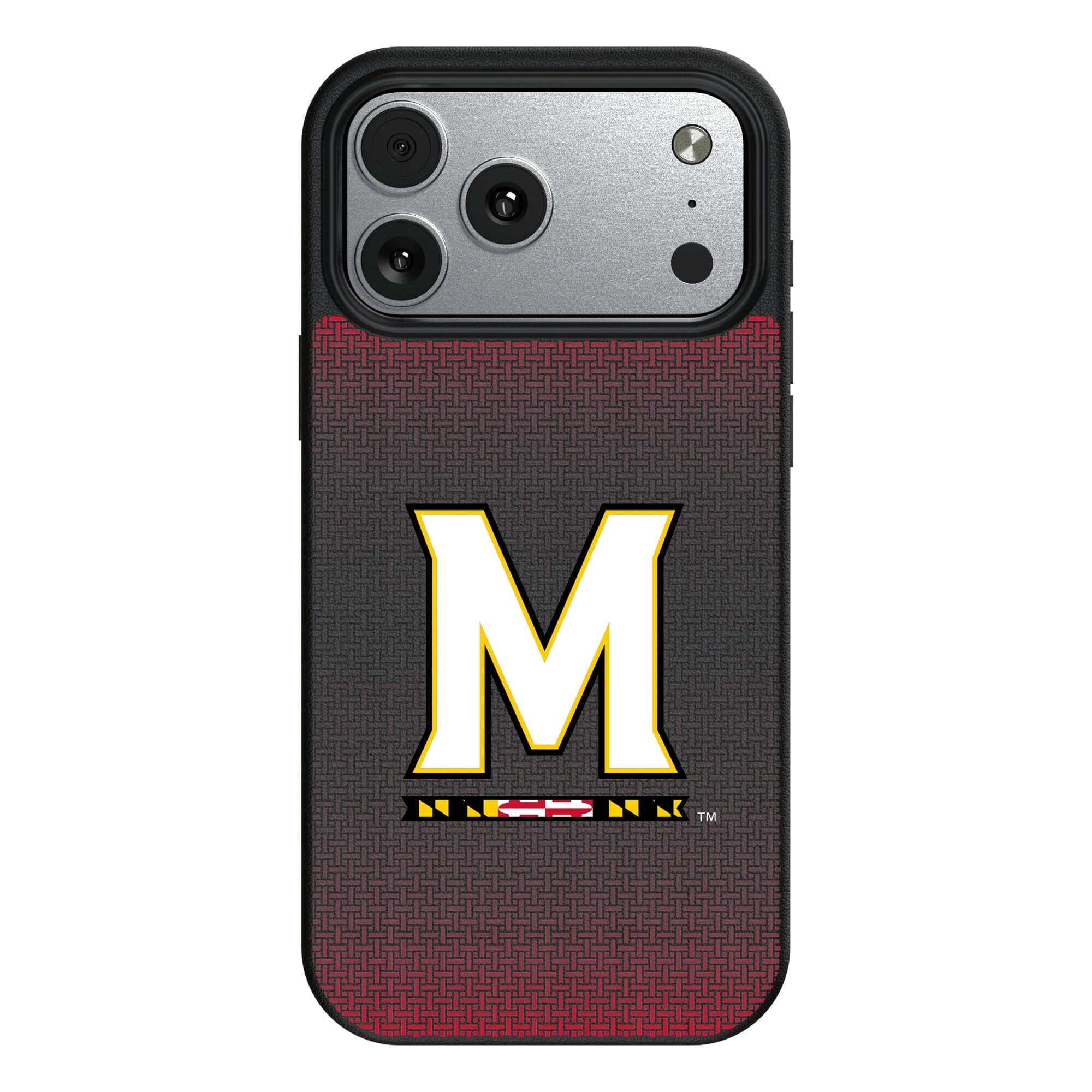 Keyscaper - NCAA - Maryland Terrapins Linen Logo iPhone Magnetic Bump Case - 17 - Black price history on PriceWatchPro