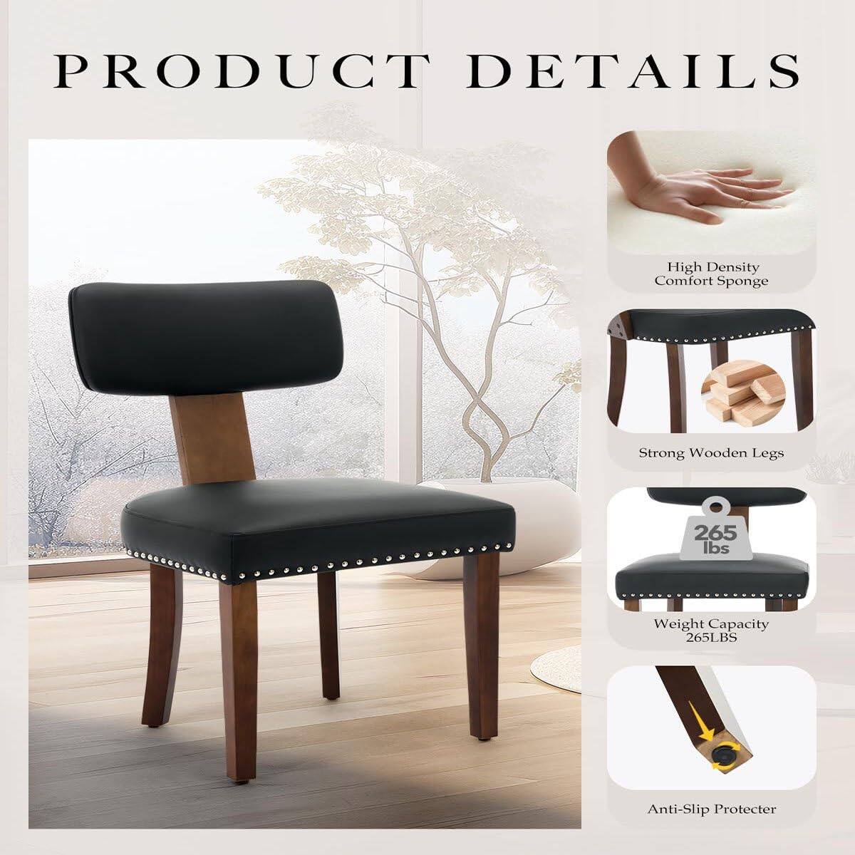 PRODUCT DETAILS

- High Density Comfort Sponge
- Strong Wooden Legs
- Weight Capacity: 265LBS
- Anti-Slip Protector